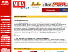 Tablet Screenshot of miba.de